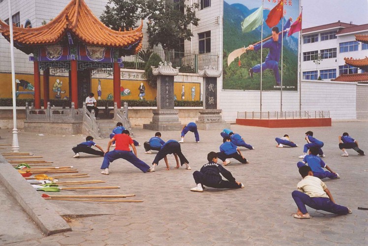Entranement au temple de Shaolin