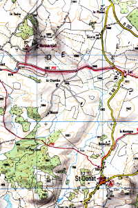 Carte de l'itinraire