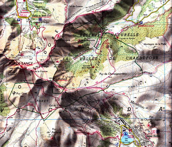 Carte de l'itinraire