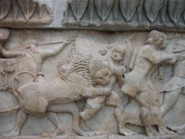Muse de Delphes - fresque