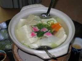 Kyoto - Repas de tofu au Ryoan-ji