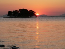 Coucher de soleil  Matsue