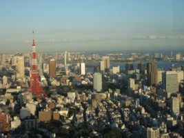 Tour Eiffel vue d'Odaiba
