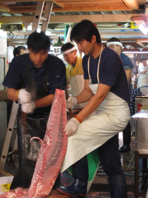 March au poisson de Tsukiji