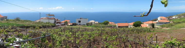 Vue depuis la terrasse du gte