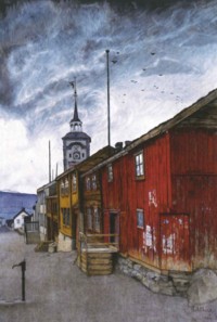 Rue de Roros d'Harald Sohlberg