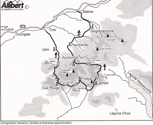 Carte du trek