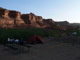 Camping au bord du Colorado